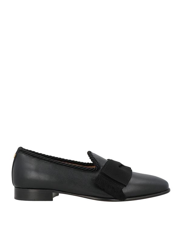 ヴァレンティノ メンズ シューズ スリッポン・ローファー VALENTINO GARAVANI モカシン Black 黒いこと