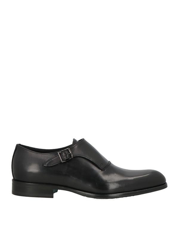 ストール・マンテラッシ メンズ シューズ スリッポン・ローファー SUTOR MANTELLASSI モカシン Black ブラック