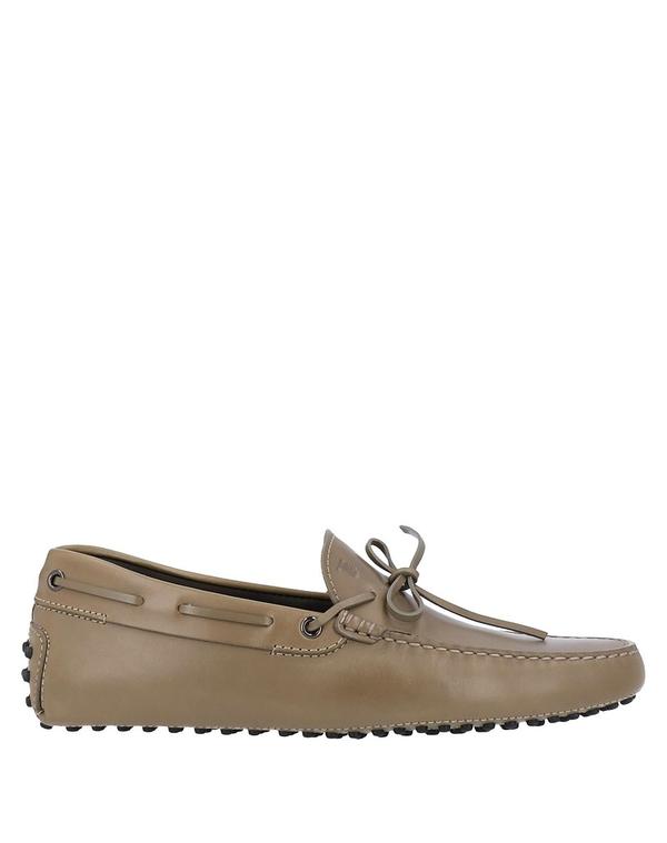 トッズ メンズ シューズ スリッポン・ローファー TOD'S モカシン Khaki カーキ