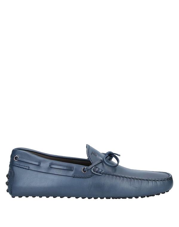 トッズ メンズ シューズ スリッポン・ローファー TOD'S モカシン Blue ブルー