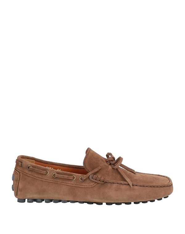 ドンカルズ メンズ シューズ スリッポン・ローファー DOUCAL\u0027S モカシン Brown 赤銅色
