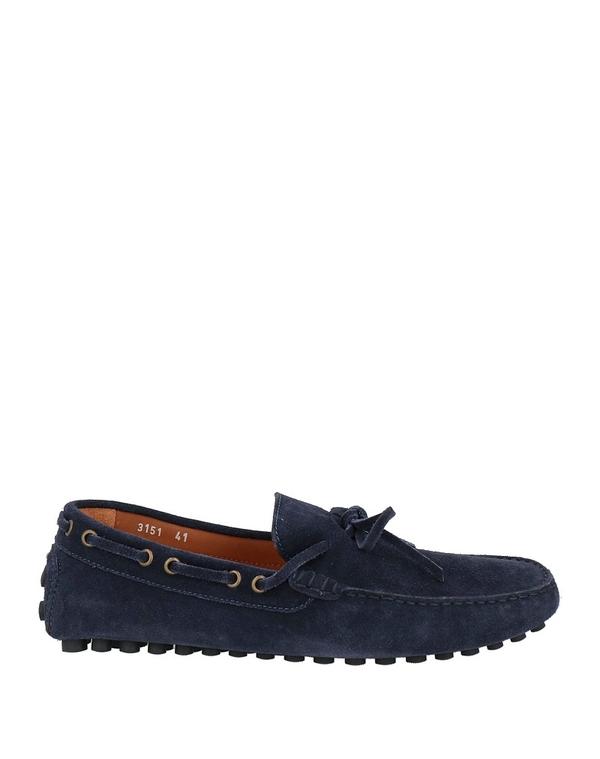 ドンカルズ メンズ シューズ スリッポン・ローファー DOUCAL\u0027S モカシン Navy 米国海軍