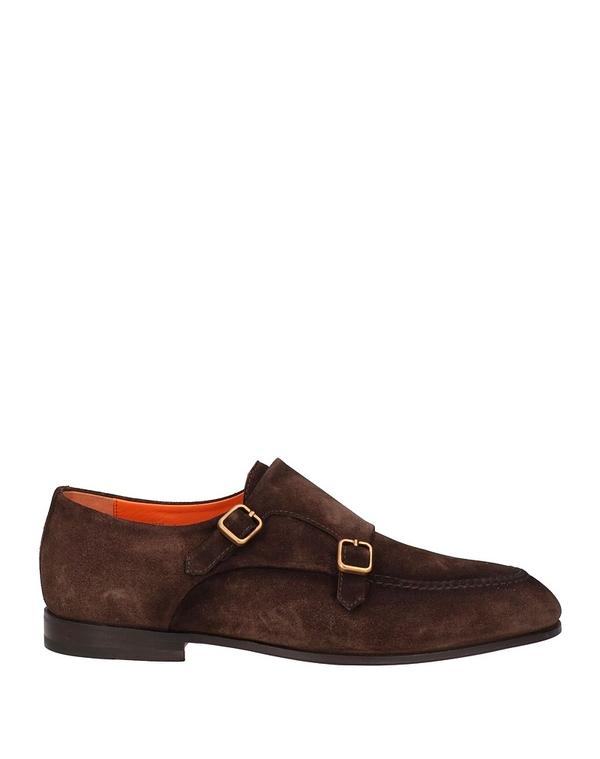 サントーニ メンズ シューズ スリッポン・ローファー SANTONI モカシン Dark Brown 赤銅色