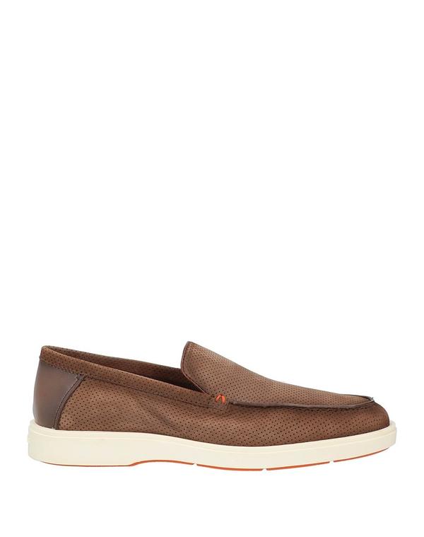サントーニ メンズ シューズ スリッポン・ローファー SANTONI モカシン Brown 赤銅色