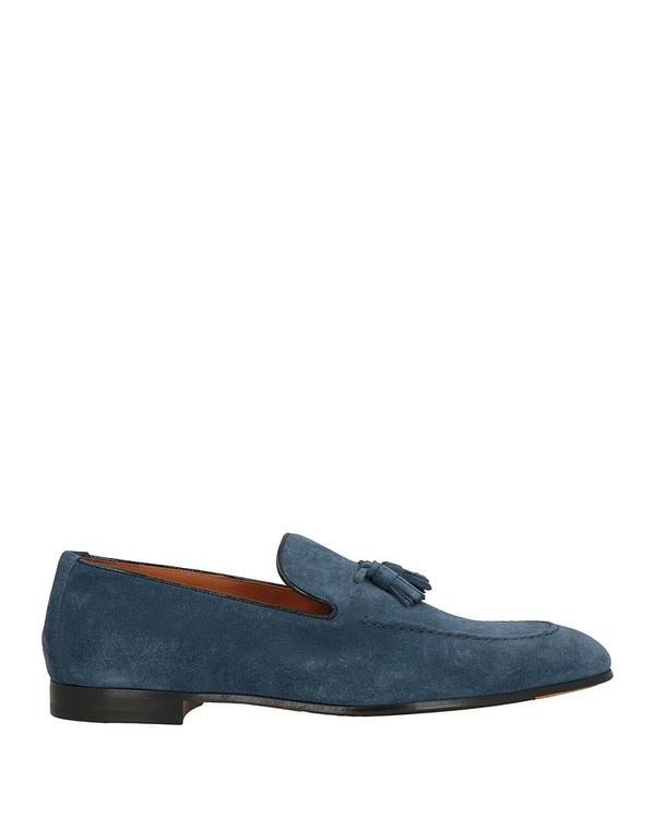 ドンカルズ メンズ シューズ スリッポン・ローファー DOUCAL'S モカシン Blue Gray グレー