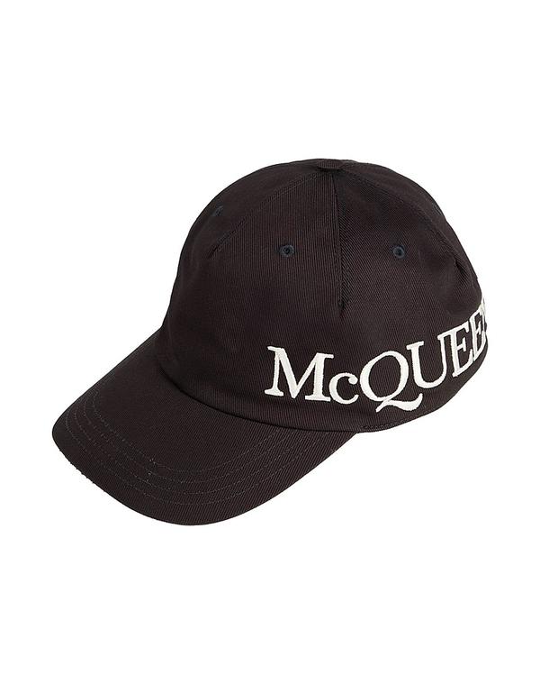 マックイーン メンズ アクセサリー 帽子 MCQUEEN 帽子 Black ブラック｜ReVida 店