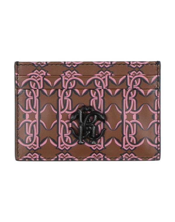 ロベルトカヴァリ メンズ 付属品 紙入れ ROBERTO CAVALLI 歌留多入れもの Brown 赤銅色