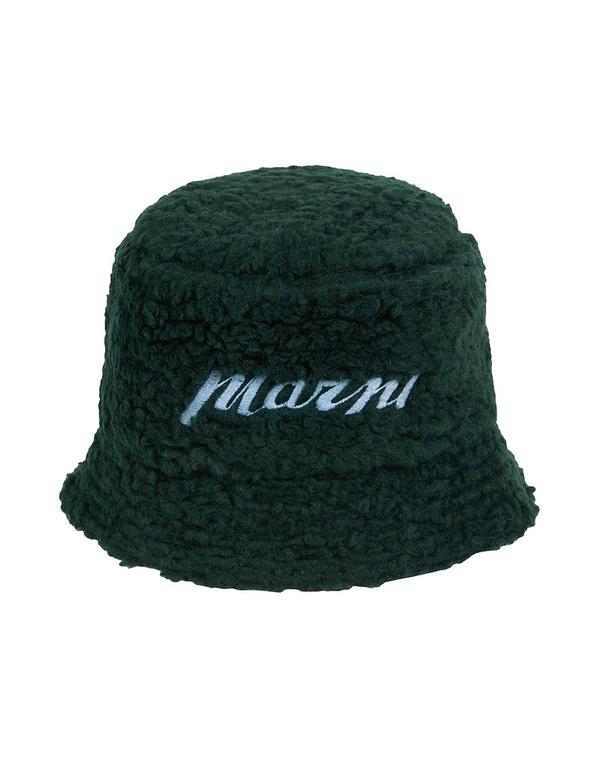 マルニ メンズ アクセサリー 帽子 MARNI 帽子 Dark Green グリーン|ReVida 店