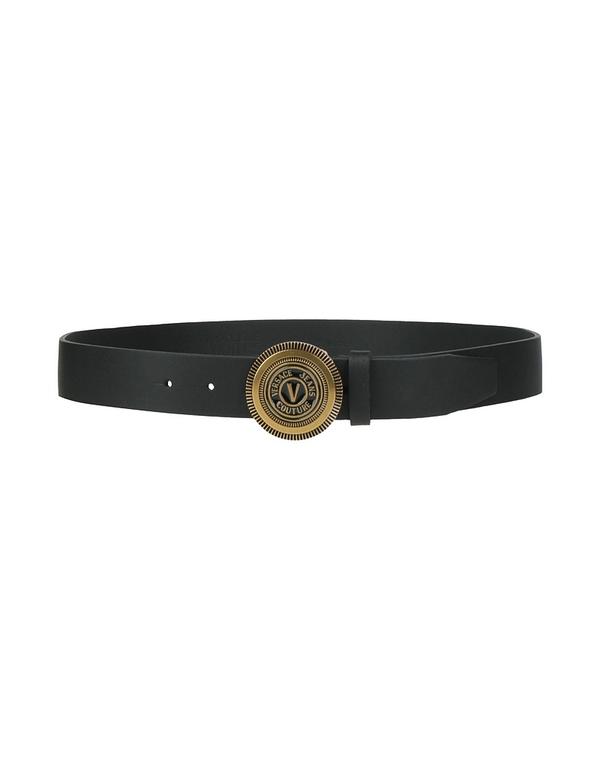 ヴェルサーチ メンズ 付属品 胴締め VERSACE JEANS COUTURE なめし革胴締め Black 黒いこと