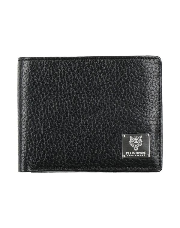 飾り気の無い 運動競技 メンズ 付属品 紙入れ PLEIN SPORT 紙入れ Black 黒いこと