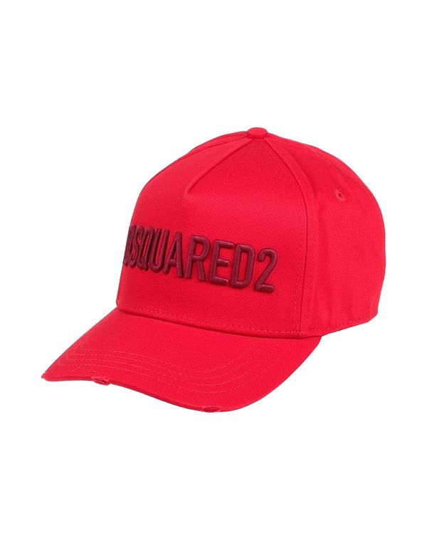 ディースクエアード メンズ アクセサリー 帽子 DSQUARED2 帽子 Red レッド｜ReVida 店