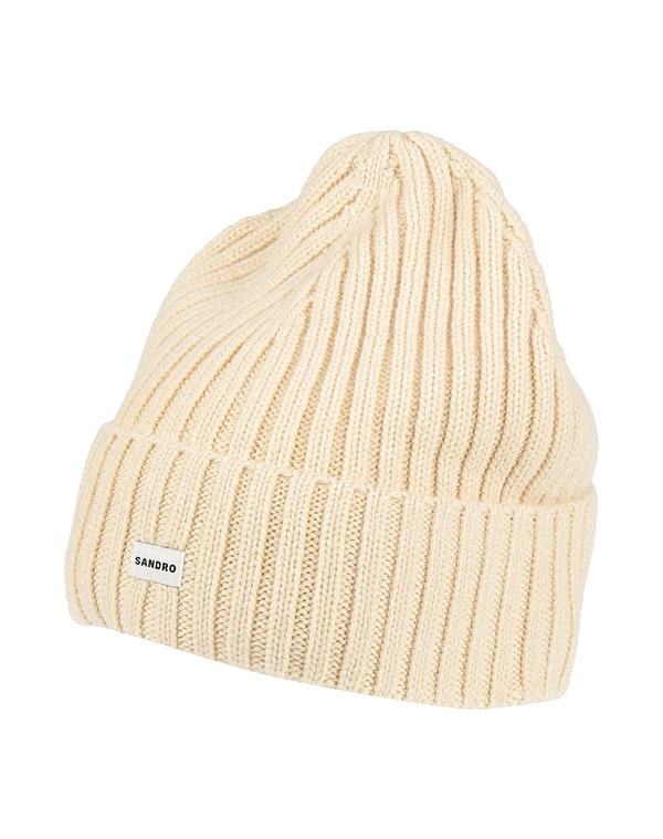 サンドロ メンズ アクセサリー 帽子 SANDRO 帽子 Beige ベージュ|ReVida 店