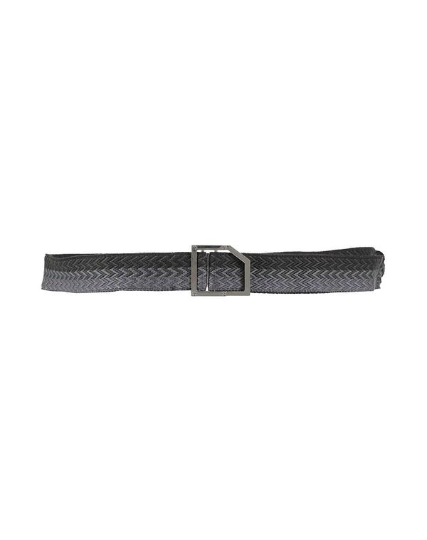 ランバン メンズ アクセサリー ベルト LANVIN テキスタイルベルト Black ブラック