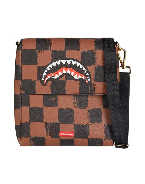 スプレーグランド メンズ バッグ SPRAYGROUND クロスボディバッグ Brown ブラウン
