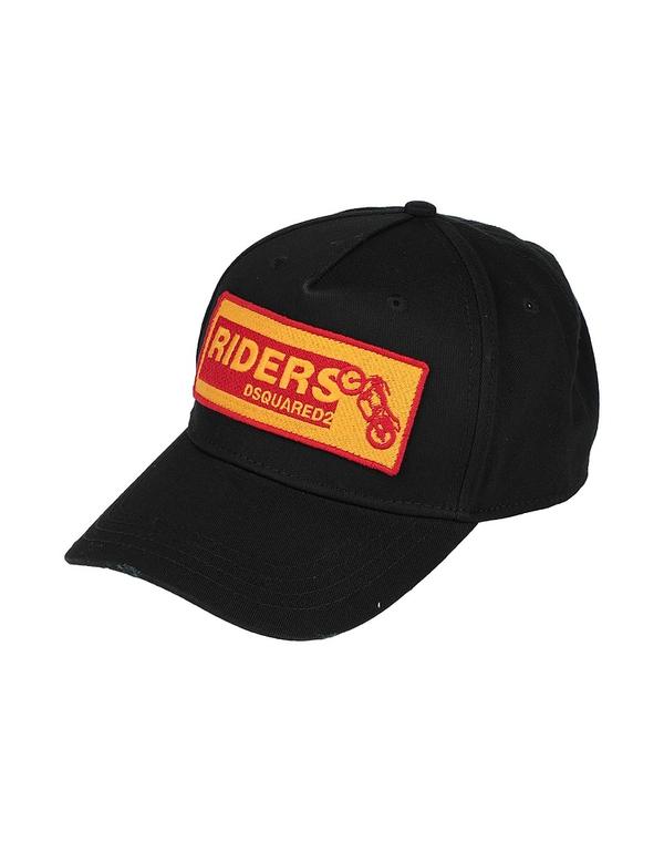 ディースクエアード メンズ 付属物 鳥打ち帽 DSQUARED2 鳥打ち帽 Black 黒いこと