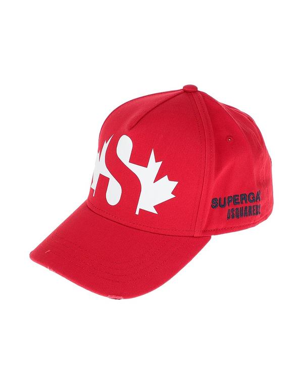 ディースクエアード メンズ アクセサリー 帽子 DSQUARED2 帽子 Red レッド