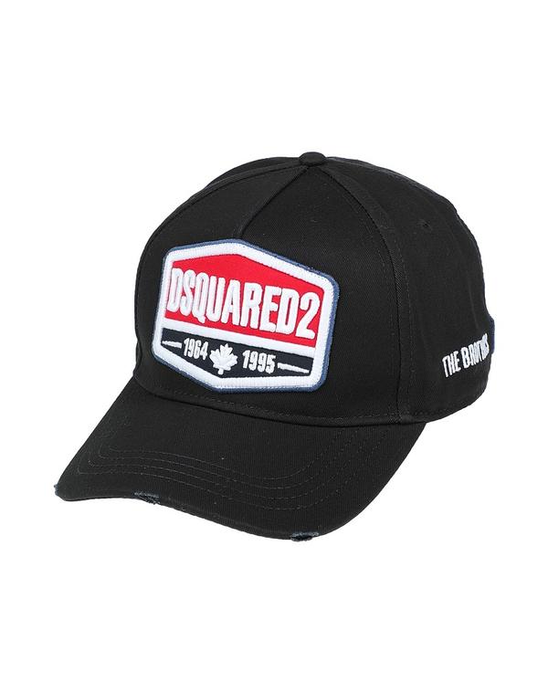 ディースクエアード メンズ アクセサリー 帽子 DSQUARED2 帽子 Black ブラック|ReVida 店