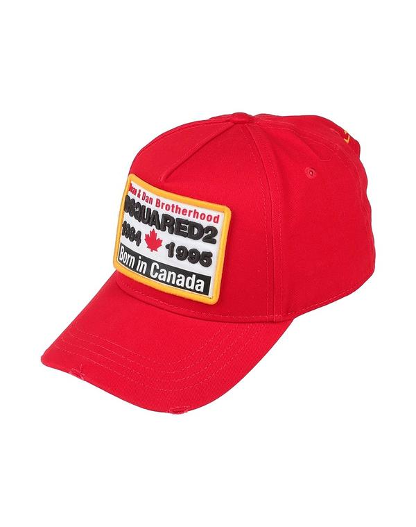 ディースクエアード メンズ アクセサリー 帽子 DSQUARED2 帽子 Red レッド