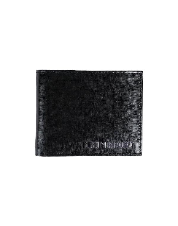 飾り気の無い 運動競技 メンズ 付属品 紙入れ PLEIN SPORT 紙入れ Black 黒いこと