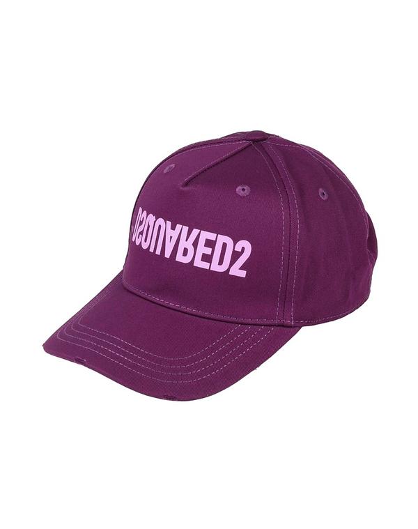 ディースクエアード メンズ アクセサリー 帽子 DSQUARED2 帽子 Purple パープル｜ReVida 店
