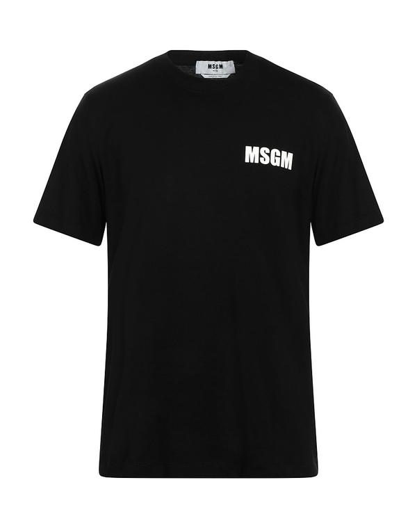 エムエスジイエム メンズ トップス Tシャツ MSGM Ｔシャツ Black ブラック