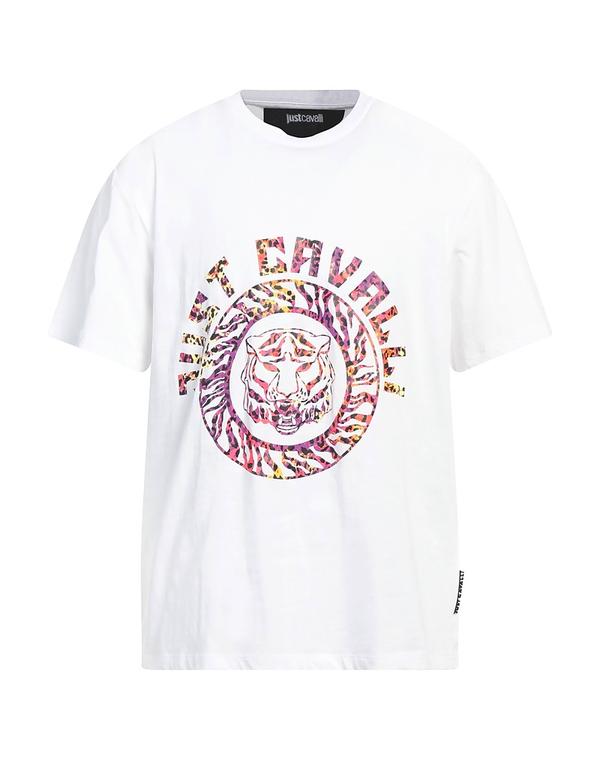 ジャストカバリ メンズ トップス Tシャツ JUST CAVALLI Ｔシャツ White ホワイト