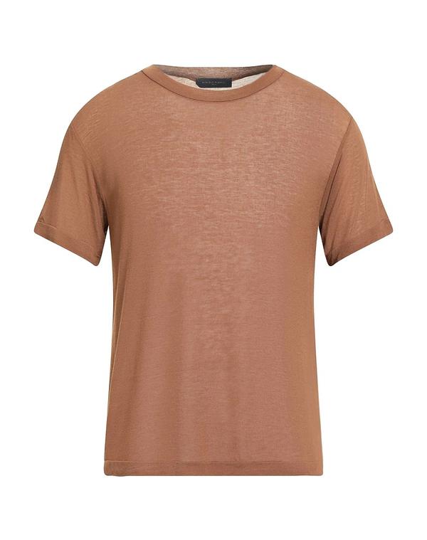 ダニエル フィエゾリ メンズ トップス Tシャツ DANIELE FIESOLI Ｔシャツ Brown ブラウン