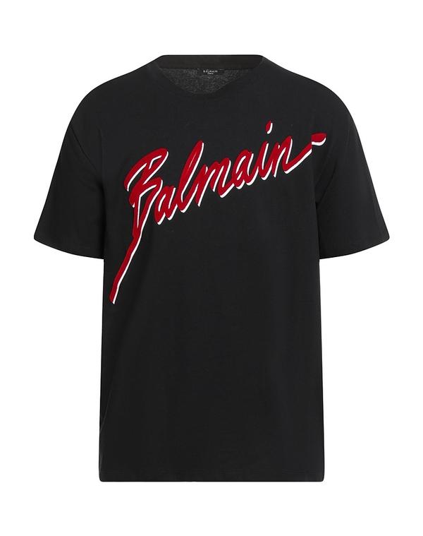 バルマン メンズ トップス Tシャツ BALMAIN Ｔシャツ Black ブラック 71,940円