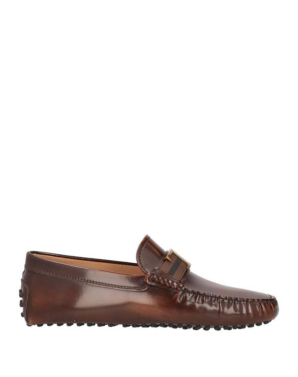 トッズ メンズ シューズ スリッポン・ローファー TOD'S モカシン Dark Brown ブラウン 52,080円