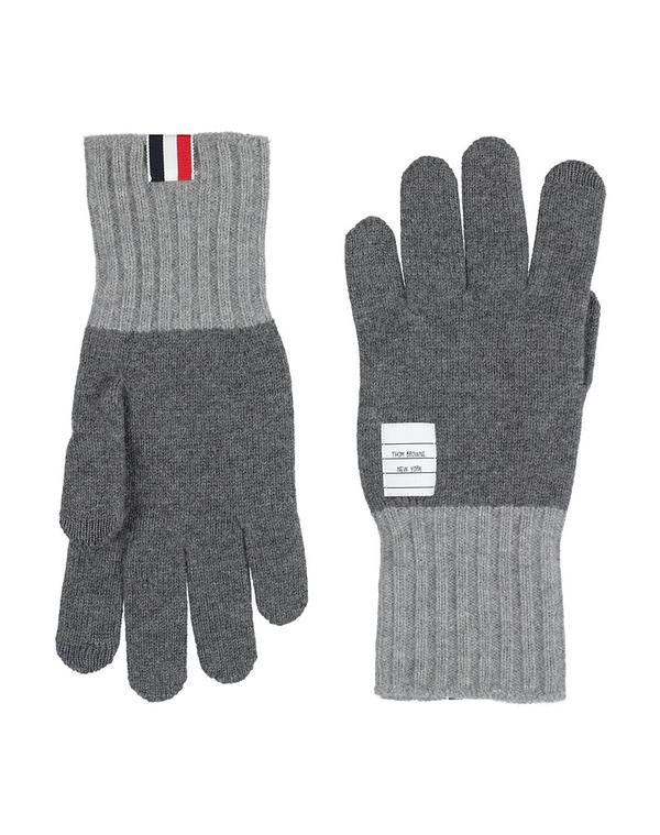 トム赤銅色 メンズ 付属物 グローブ THOM BROWNE グローブ Gray 薄墨色