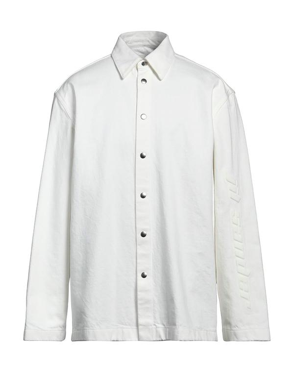 ジル・サンダー メンズ トップス シャツ JIL SANDER 無地シャツ White ホワイト