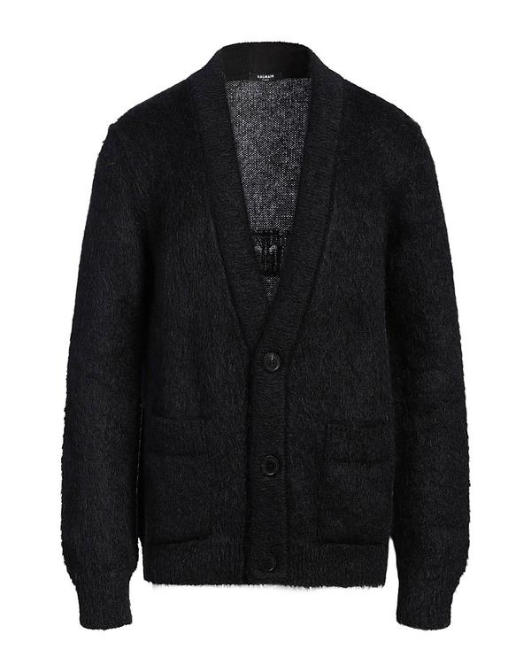 バルマン メンズ アウター カーディガン BALMAIN カーディガン Black ブラック