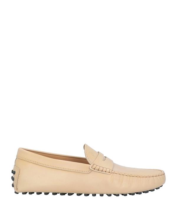 トッズ メンズ シューズ スリッポン・ローファー TOD'S モカシン Beige ベージュ
