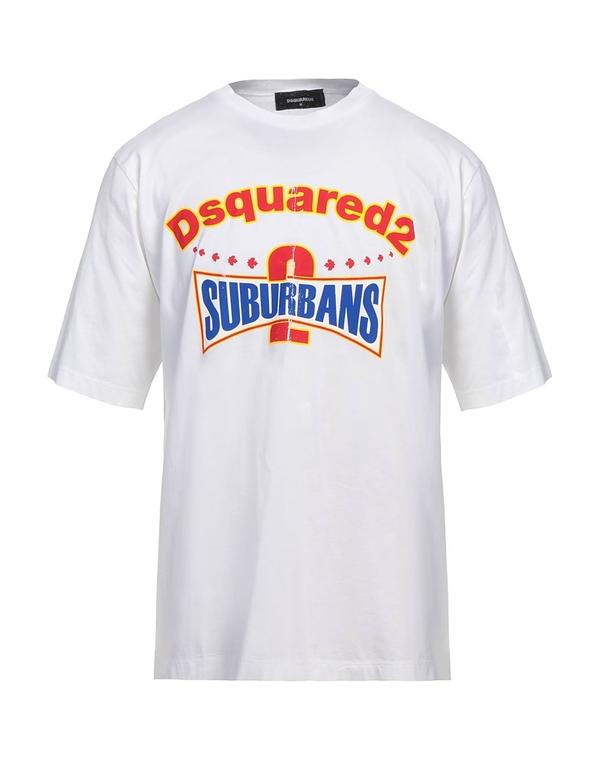 ディースクエアード メンズ トップス Tシャツ DSQUARED2 Ｔシャツ White ホワイト