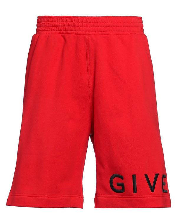 ジバンシー メンズ ボトムス ハーフパンツ・ショーツ GIVENCHY ショートパンツ＆バミューダパンツ Red レッド
