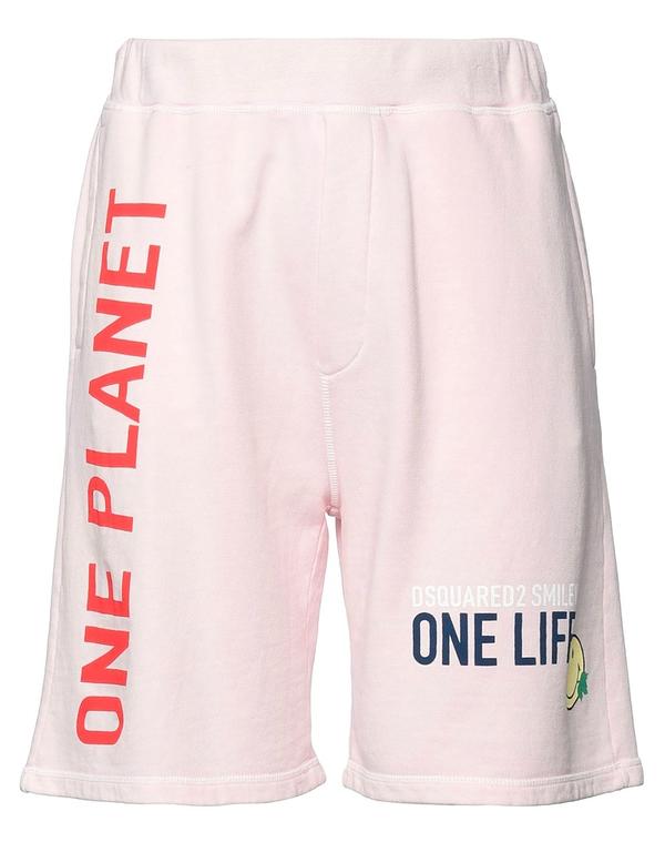 ディースクエアード メンズ ボトムス ハーフパンツ・ショーツ DSQUARED2 スウェットパンツ Pink ピンク