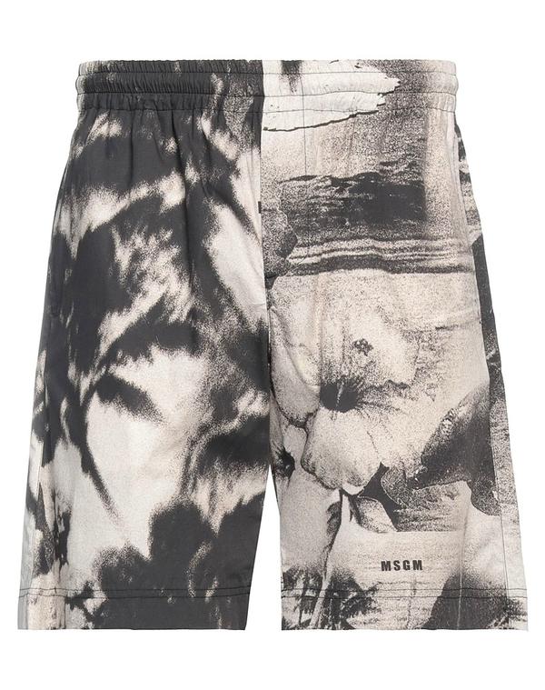 エムエスジイエム メンズ ボトムス ハーフパンツ・ショーツ MSGM ショートパンツ＆バミューダパンツ Gray グレー