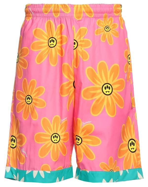 バロー メンズ ボトムス ハーフパンツ・ショーツ BARROW ショートパンツ＆バミューダパンツ Fuchsia フューシャ