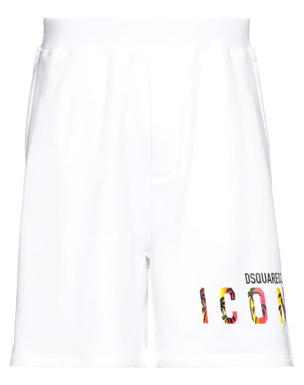 ディースクエアード メンズ ボトムス ハーフパンツ・ショーツ DSQUARED2 ショートパンツ＆バミューダパンツ White ホワイト 28,470円