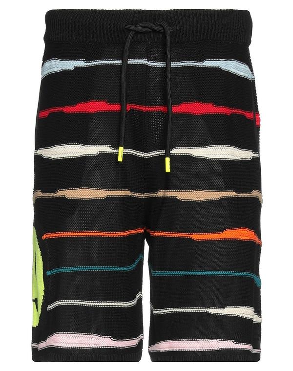バロー メンズ ボトムス ハーフパンツ・ショーツ BARROW ショートパンツ＆バミューダパンツ Black ブラック