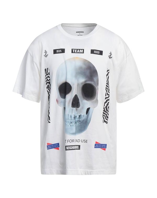 ネイバーフッド メンズ トップス Tシャツ NEIGHBORHOOD Ｔシャツ White ホワイト