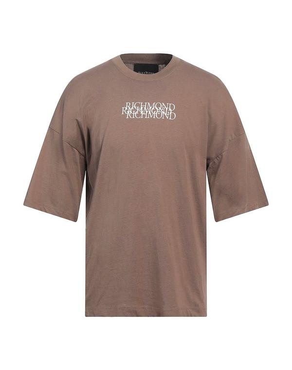 ジョン リッチモンド メンズ トップス Tシャツ JOHN RICHMOND Ｔシャツ Khaki カーキ