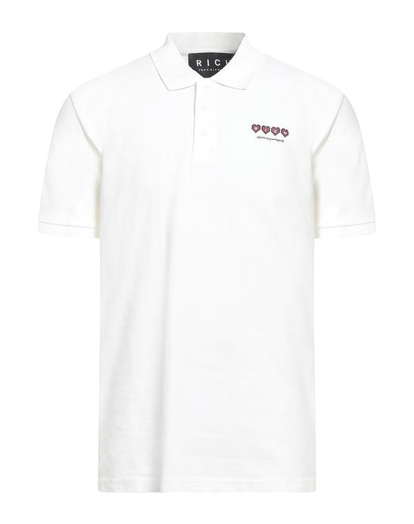 ジョン リッチモンド メンズ トップス ポロシャツ JOHN RICHMOND ポロシャツ Off-White オフホワイト