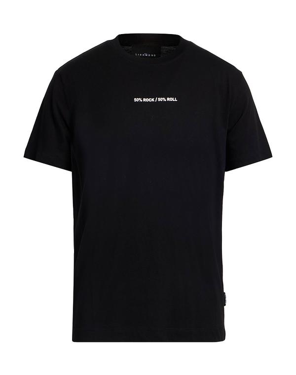 ジョン リッチモンド メンズ トップス Tシャツ JOHN RICHMOND Ｔシャツ Black ブラック