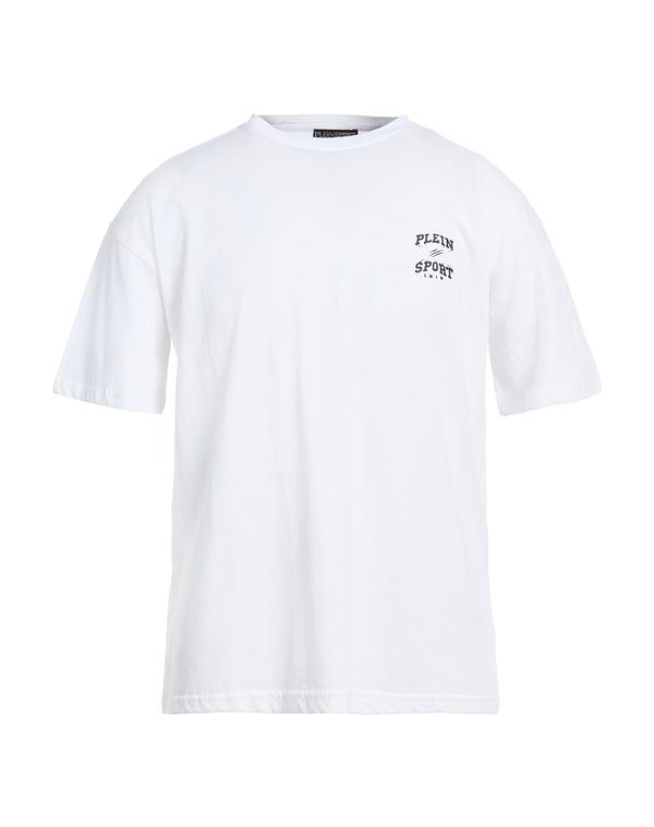 プレイン スポーツ メンズ トップス Tシャツ PLEIN SPORT Ｔシャツ White ホワイト