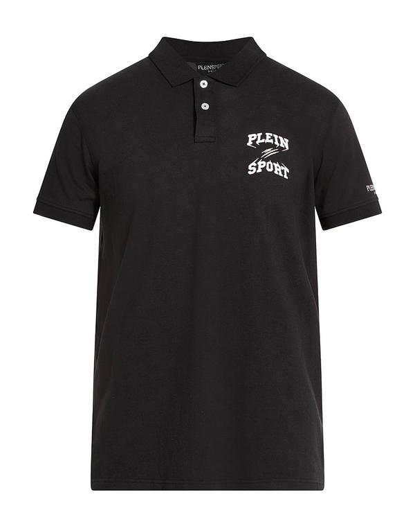 プレイン スポーツ メンズ トップス ポロシャツ PLEIN SPORT ポロシャツ Black ブラック|ReVida 店