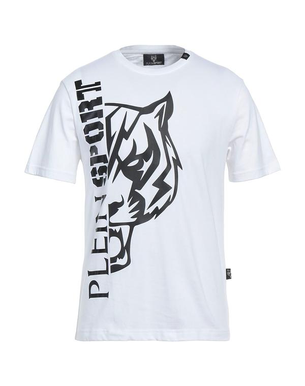プレイン スポーツ メンズ トップス Tシャツ PLEIN SPORT Ｔシャツ White ホワイト