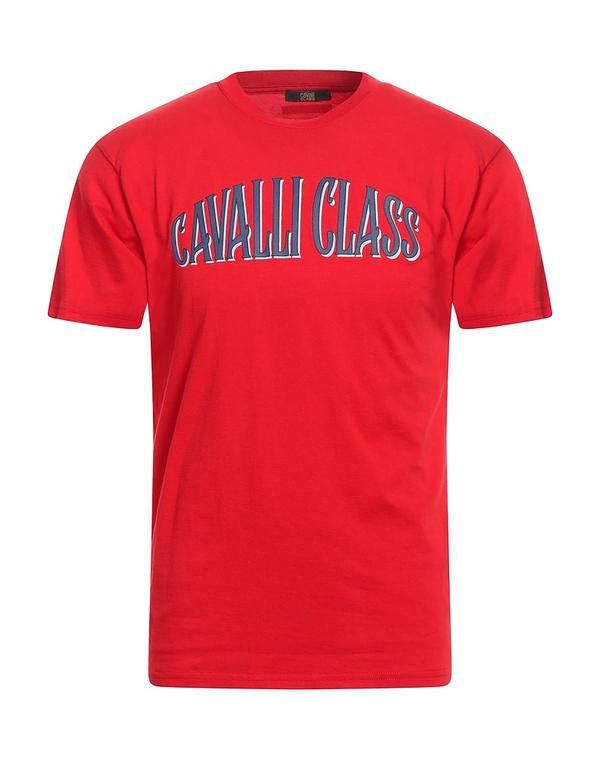 カヴァリ クラス メンズ トップス Tシャツ CAVALLI CLASS Ｔシャツ Red レッド
