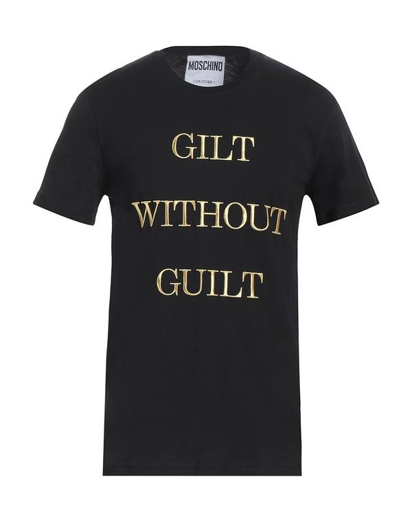 モスキーノ メンズ トップス Tシャツ MOSCHINO Ｔシャツ Black ブラック｜ReVida 店