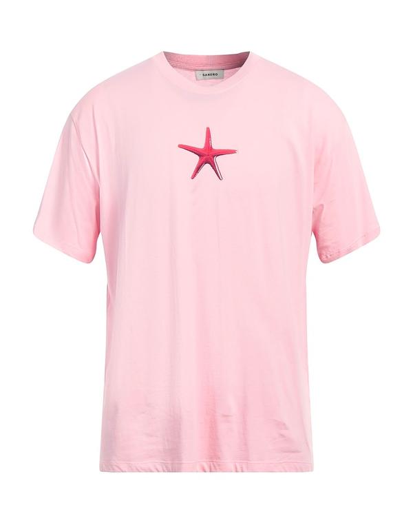 サンドロ メンズ トップス Tシャツ SANDRO Ｔシャツ Pink ピンク
